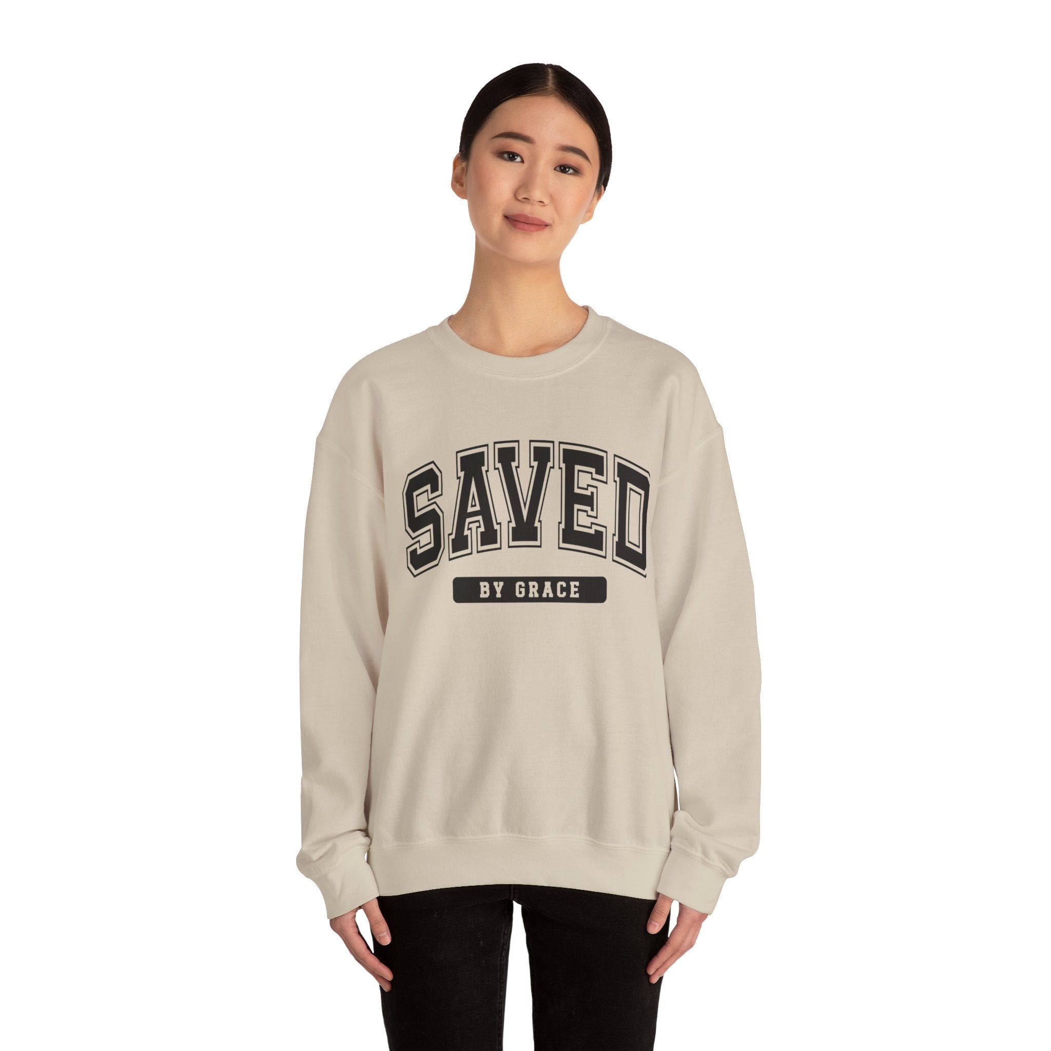 Saved by Grace crewneck Sweatshirt - Unisex