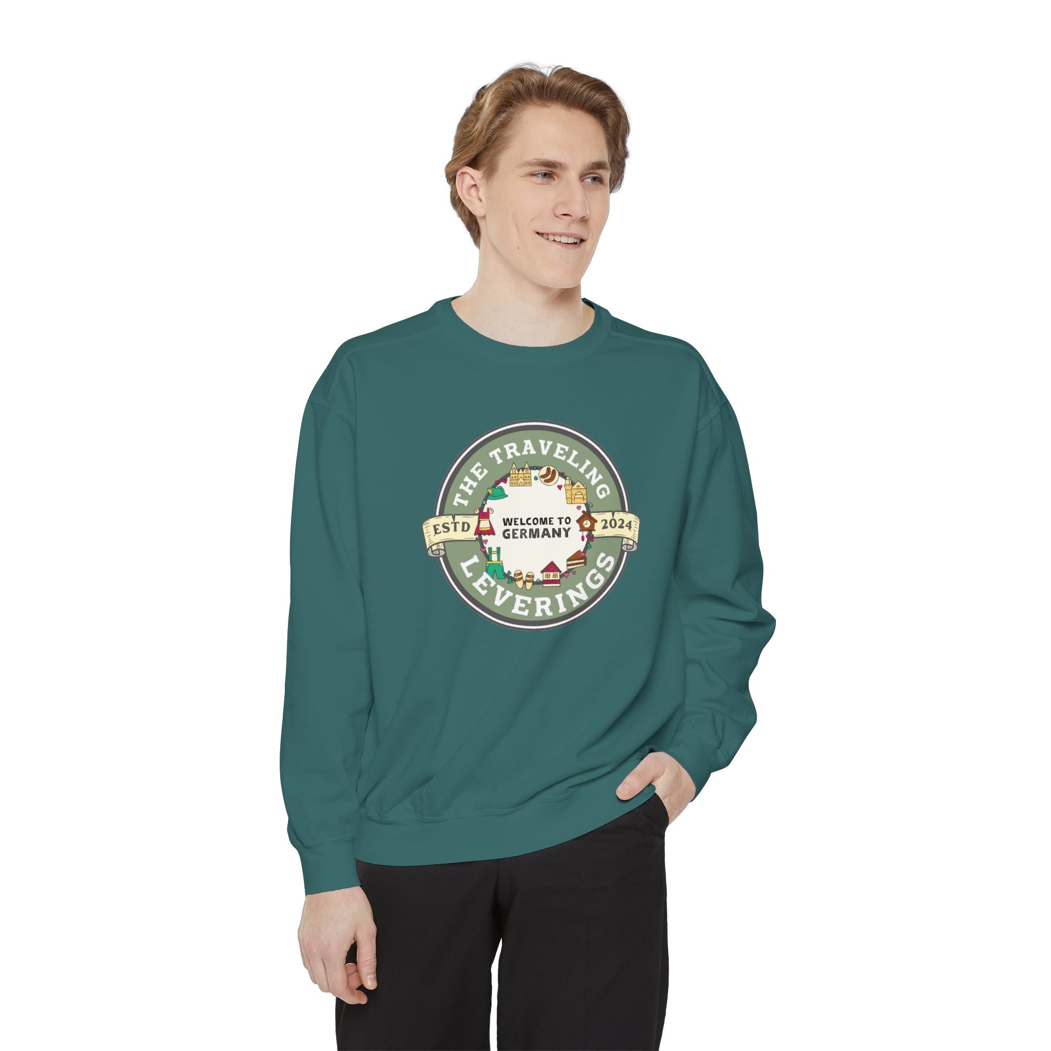 Customized Unisex Garment-Dyed Sweatshirt