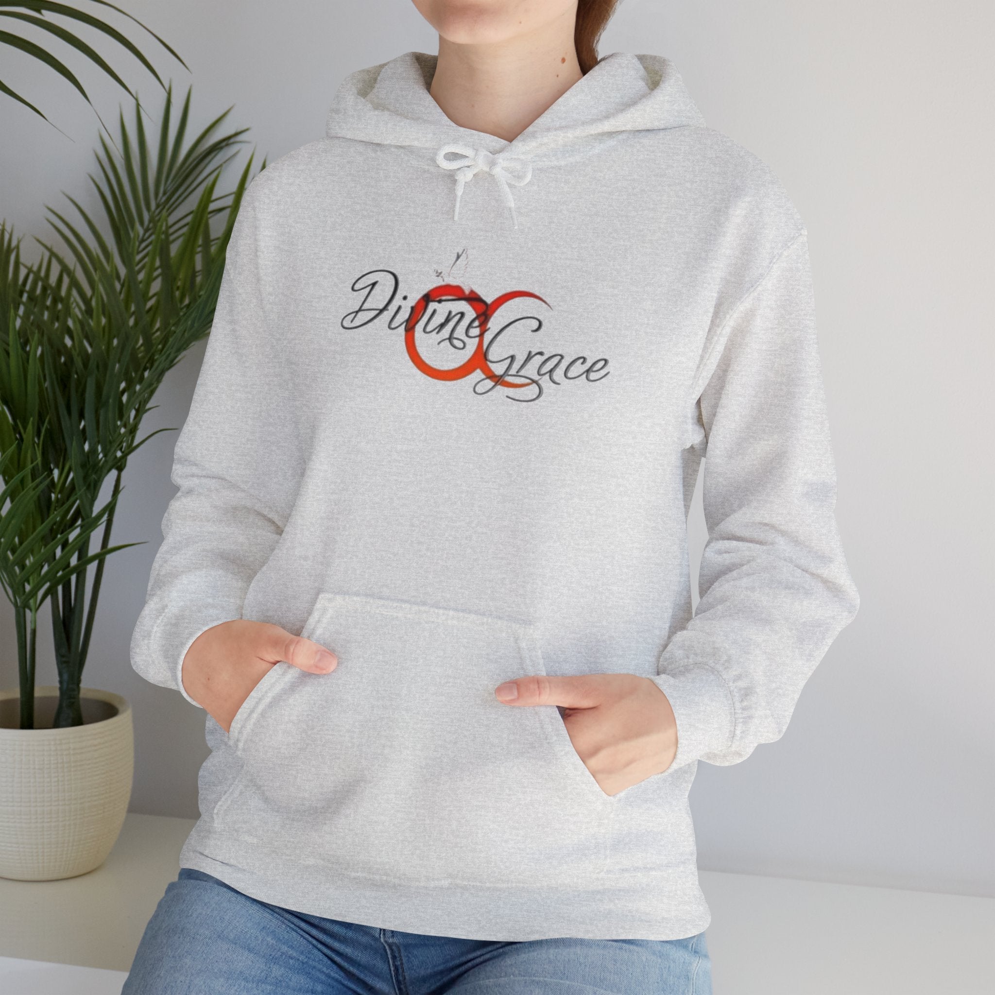 Divine Hooded Sweatshirt with QR code- Unisex