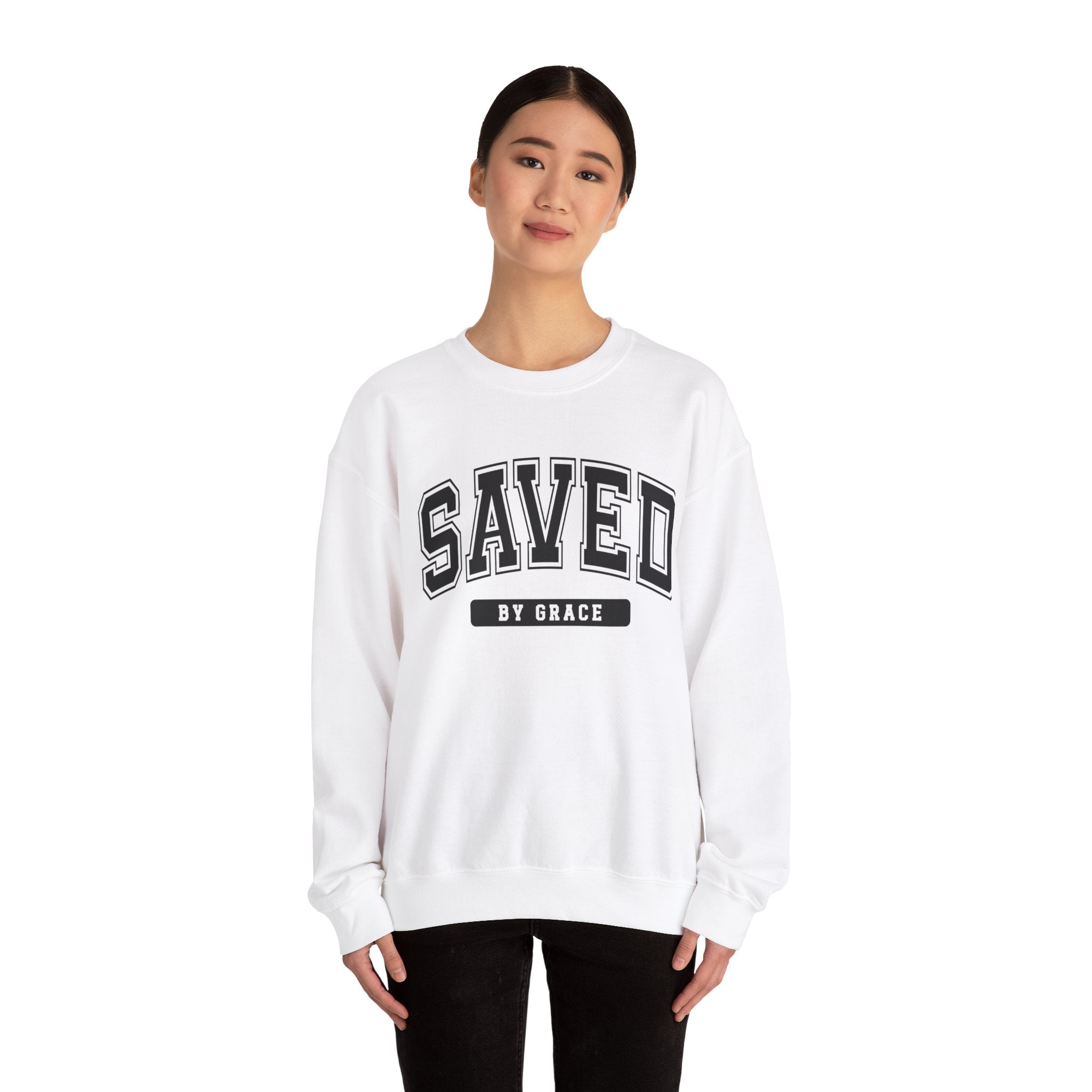 Saved by Grace crewneck Sweatshirt - Unisex