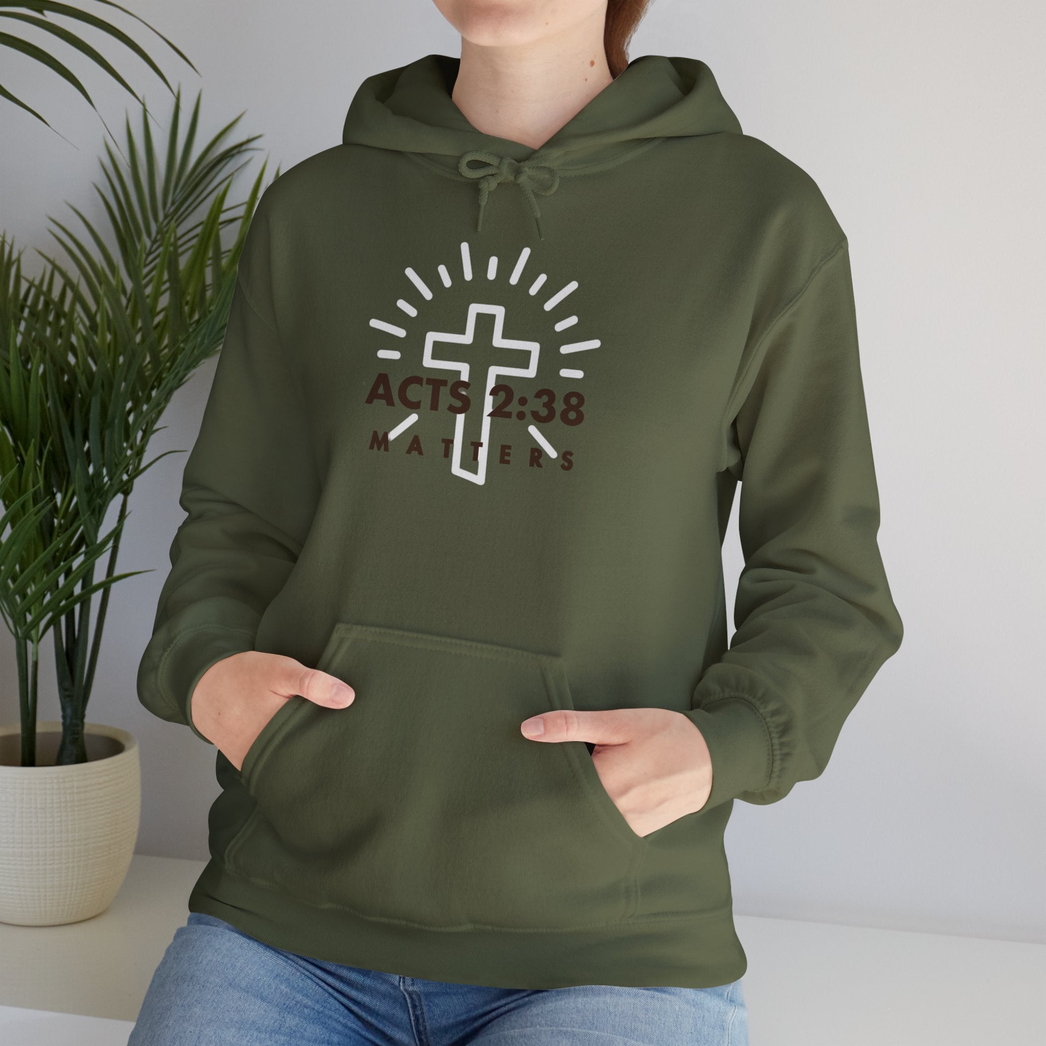 Acts 2:38 Hooded Sweatshirt