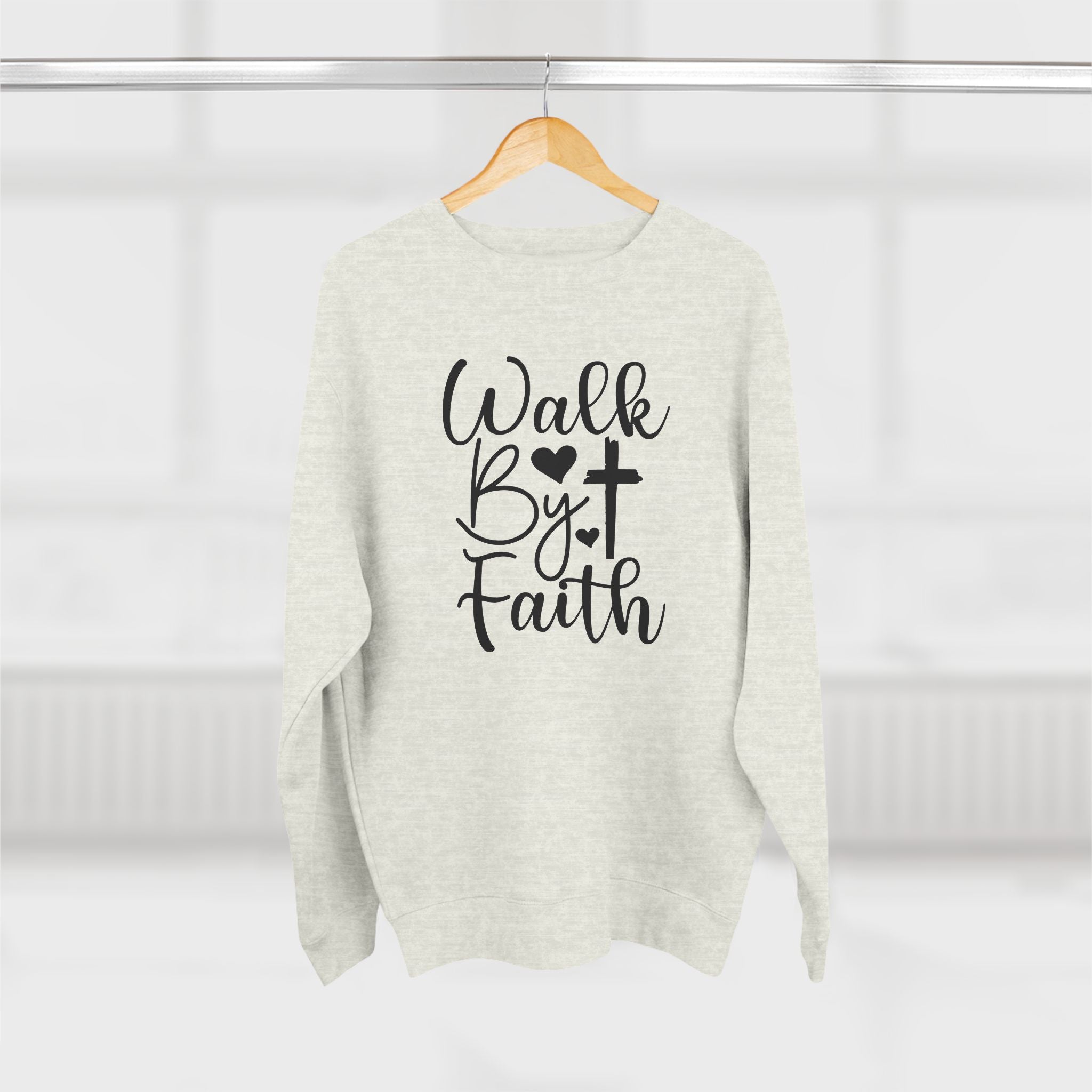 Walk by Faith Crewneck Sweatshirt- Unisex