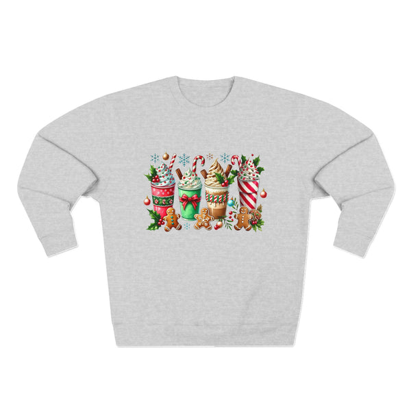 Coffee and Gingerbread Crewneck Sweatshirt- Unisex