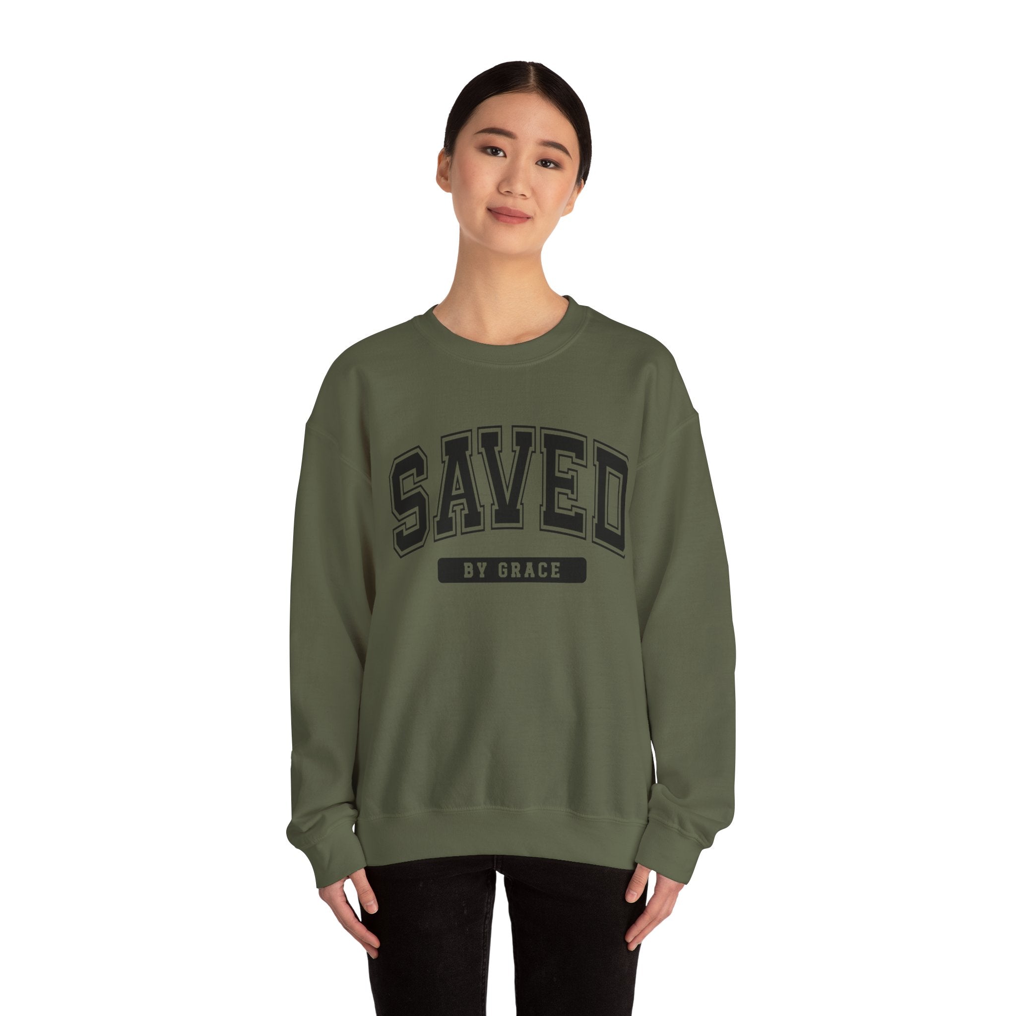 Saved by Grace crewneck Sweatshirt - Unisex