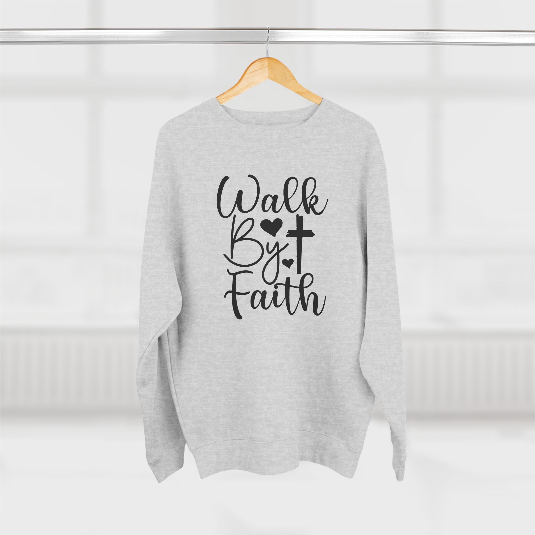 Walk by Faith Crewneck Sweatshirt- Unisex